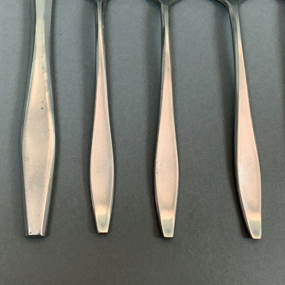 Valor Stainless Steel Spoons and Knife Made in Japan Lot of 6 - Picture 3 of 7
